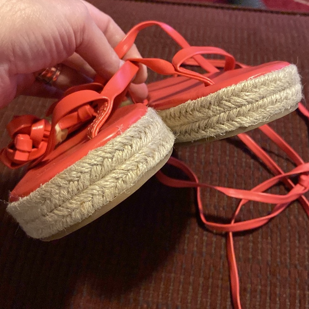 ***NWOT*** NINE WEST “MONEE 3” ESPADRILLE WEDGE SANDALS SIZE 9M - Picture 3 of 9